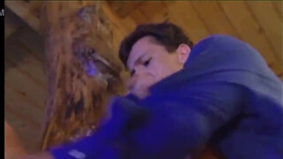 Hot chick in sexy lingerie seduces doctor for fuck