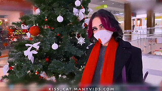 Fuck me in Zara Fitting Room for Cuckold BF - Public Agent Pickup Student to Deep Blowjob & Real Sex