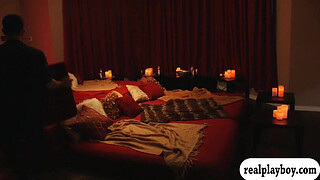 Swingers swap partners and have groupsex in Playboy mansion