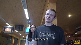 HUNT4K. Sex in a bowling place - I've got strike!