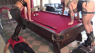 Lady Sonya, Madame Carla, Cruel Daisy, princess valerie and Mademoiselle Fabienne dominate slaves