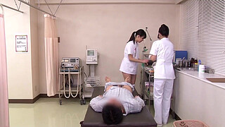 Japanese Nurses Take Care Of Patients