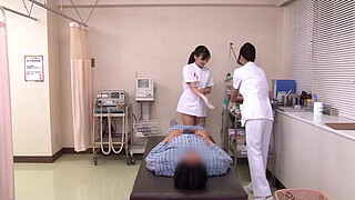 Japanese Nurses Take Care Of Patients