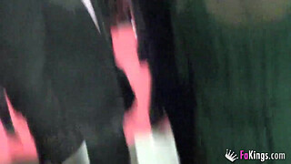 Getting into Goya awards to fuck in bathroom!