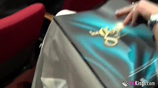 Getting into Goya awards to fuck in bathroom!