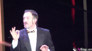 Getting into Goya awards to fuck in bathroom!