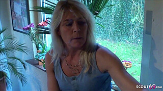 Young Guy Seduce German Mature to Fuck on Birthday Party