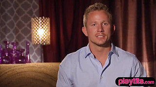 Young couple goes to a swinger party for the first time