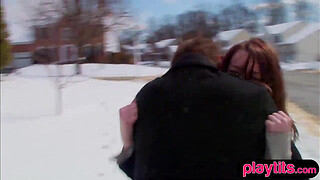 Young couple goes to a swinger party for the first time