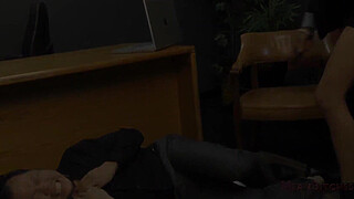 Victoria Enslaves Her Co-Worker - Victoria June- Femdom