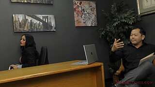 Victoria Enslaves Her Co-Worker - Victoria June- Femdom