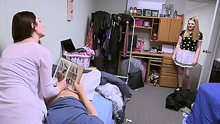 StepSiblings - Redhead Stepsis ( Skye) Rides Cock