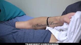 StepSiblings - Redhead Stepsis ( Skye) Rides Cock