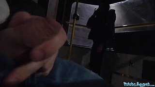 Public Agent Hot creampie climax after outdoor steamy sex session