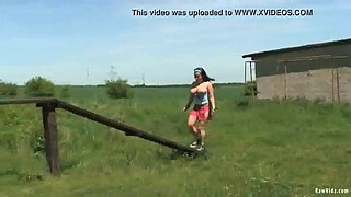 Brunette teen hooks up with an old guy