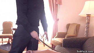 Dude handcuffed and anal banged sexy