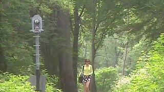 Margot, Anal Threesome in the Railway