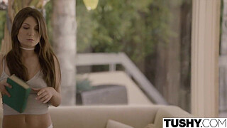 TUSHY First Anal For Brunette Jojo Kiss