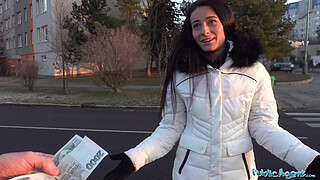 Public Agent Multiple orgasms as tight wet warm pussy drains agents balls