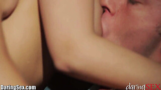DaringSex Big Tits Brunette Babe Passionately Fucked
