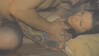 Vinyl Vixen Cums To the Gangbang Club House - Gangbangchurch.com