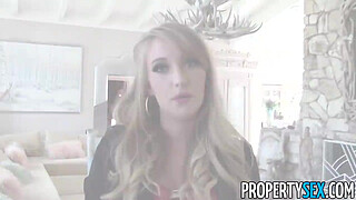 PropertySex - Unboxing video turns into sex video with hot real estate agent