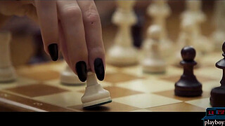 Russian busty MILF Subil Arch fucks after a game of chess