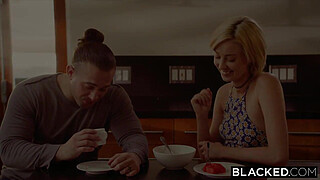 BLACKED My Boyfriend watches me scream with huge black cock