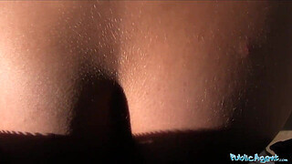 Public Agent Sexy student creampied outdoors