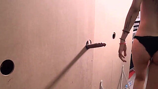 Skinny bitch Iris blows more than 50 stranger's dicks. THIS...IS...THE GREAT BLOWJOB!!!!