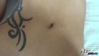 Brunette wild cat El Storm let stranger cum on her young tight pussy