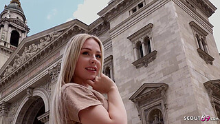 GERMAN SCOUT - FOTO MODEL ANGIE PICKUP AND RAW FUCK AT STREET CASTING JOB