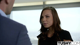 TUSHY Young Assistant Aidra Fox Fucked in the Ass