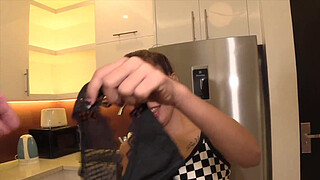 Sexy Asian Teen Maid Filled With Sperm