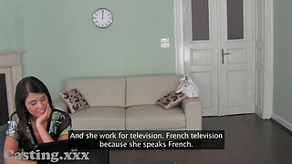 Casting Business class brunette fucked senseless