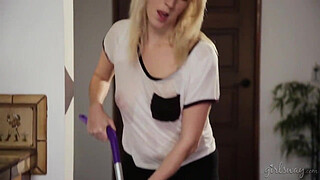 Squirter cleaning lady and the hot house owner - Maddy O'Reilly, Cadence Lux