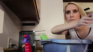 Squirter cleaning lady and the hot house owner - Maddy O'Reilly, Cadence Lux