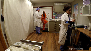 Private Prison Caught Using Inmates For Medical Testing & Experiments - Hidden Video! Watch As Inmate Is Used & Humiliated By Team Of Doctors - Donna Leigh - Orgasm Research Inc Prison Edition Part 1 of 19 Reup