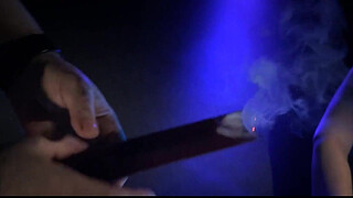 Big boobs slave dildo penetrated and than hot waxed on pussy