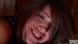 Naughty submissive Susan Ayn gets pussy fisted and ass probed by her Master