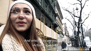 Hot Teen Alexis Brill Plays with a Dildo in our Sex Truck