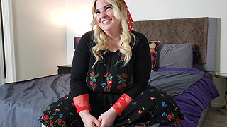 Casting HUGE Titty BBW and giving her first facial in porn audition