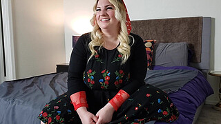 Casting HUGE Titty BBW and giving her first facial in porn audition