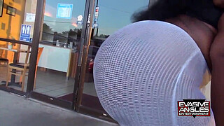 Black bbw going to work