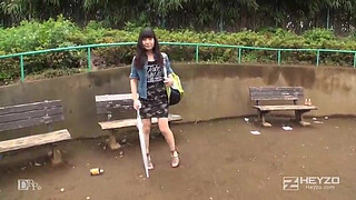 I tried picking up a female college student traveling alone-Ririko Aine 2
