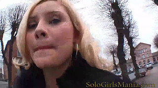 beautiful Czech blonde Alexa Bold with shaved pussy