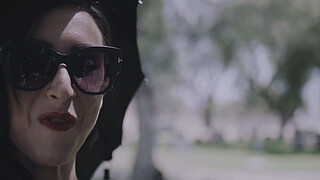 PORNFIDELITY Goth Girl Lily Lane Swallows Big Cock