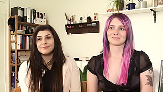 Ersties: Cute German students do it with lots of oil