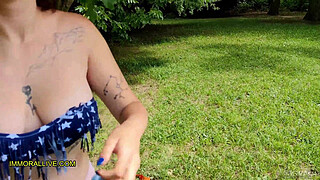 Cutie w/ Huge Tits Taylee Wood Gets Tag Teamed Step Dad & Big Cock Step Son