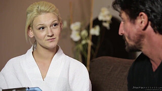 Hope Harper does oily nuru massage
